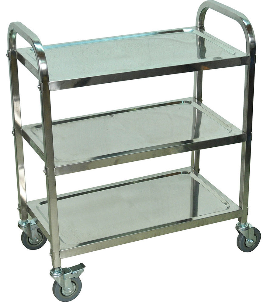 Luxor Stainless Steel Cart 3 Shelves