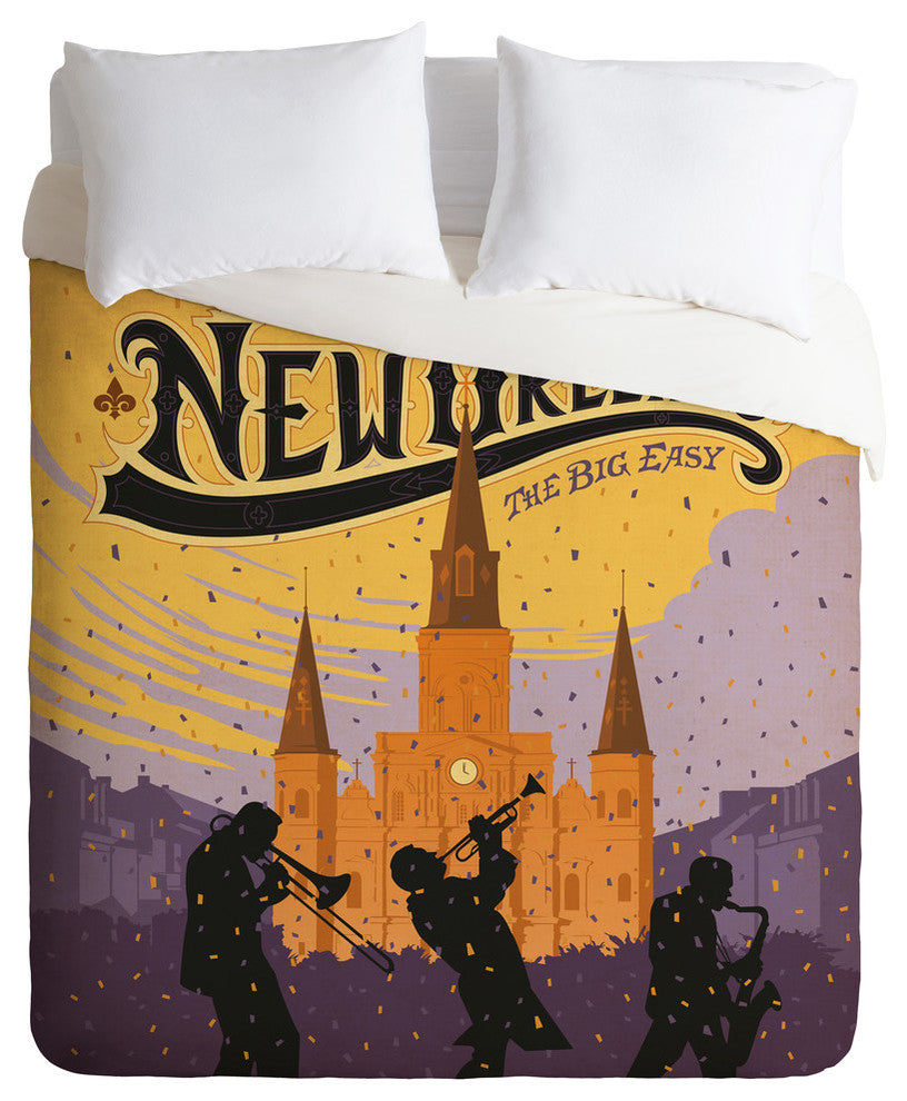 Deny Designs Anderson Design Group New Orleans 1 Duvet Cover - Lightweight