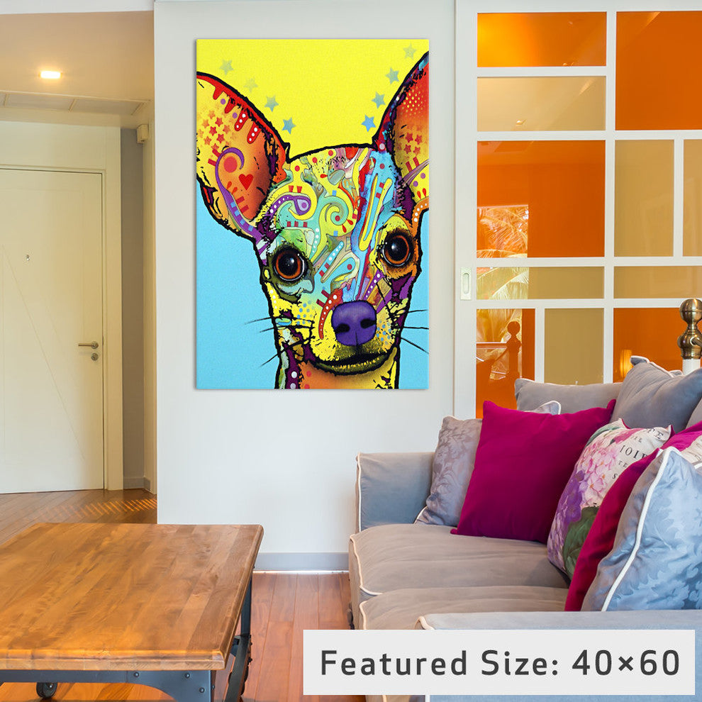 "Chihuahua l" by Dean Russo, 40x26x1.5"