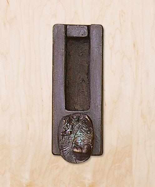 Burl Door Knocker, Bronze