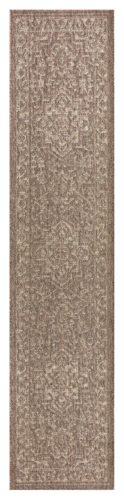 Nourison Tulum 2' x 6' Brown Outdoor Rug