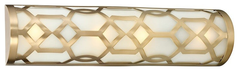 Crystorama 2264AGLED LED Bathroom Vanity Jennings Aged Brass