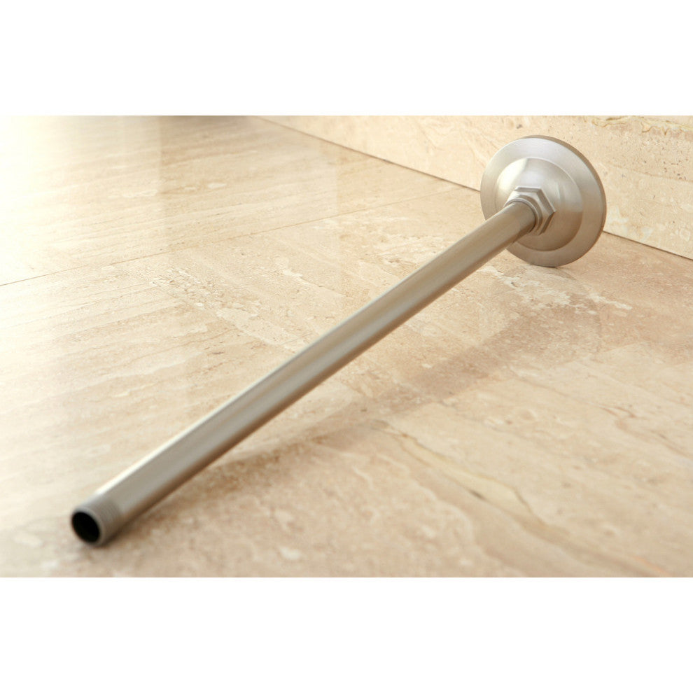 Showerscape 17" Raindrop Shower Arm, Brushed Nickel