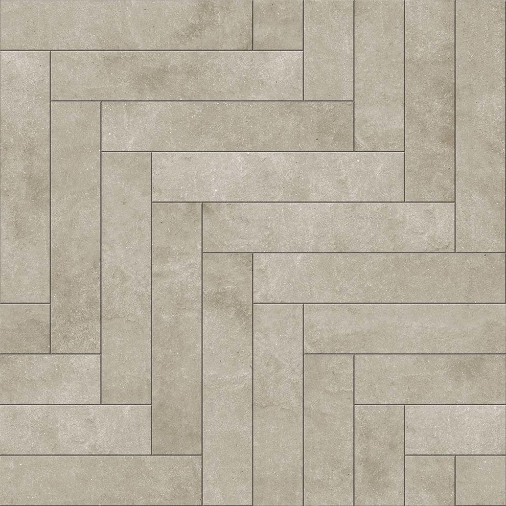 20"x20" Chevron Endstone Luxury Vinyl Tile, Set of 6