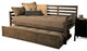 Kodiak Furniture Twin Size Daybed in Wood in Brown - Easy Assembly