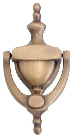 Traditional Door Knocker 6", Antique Brass