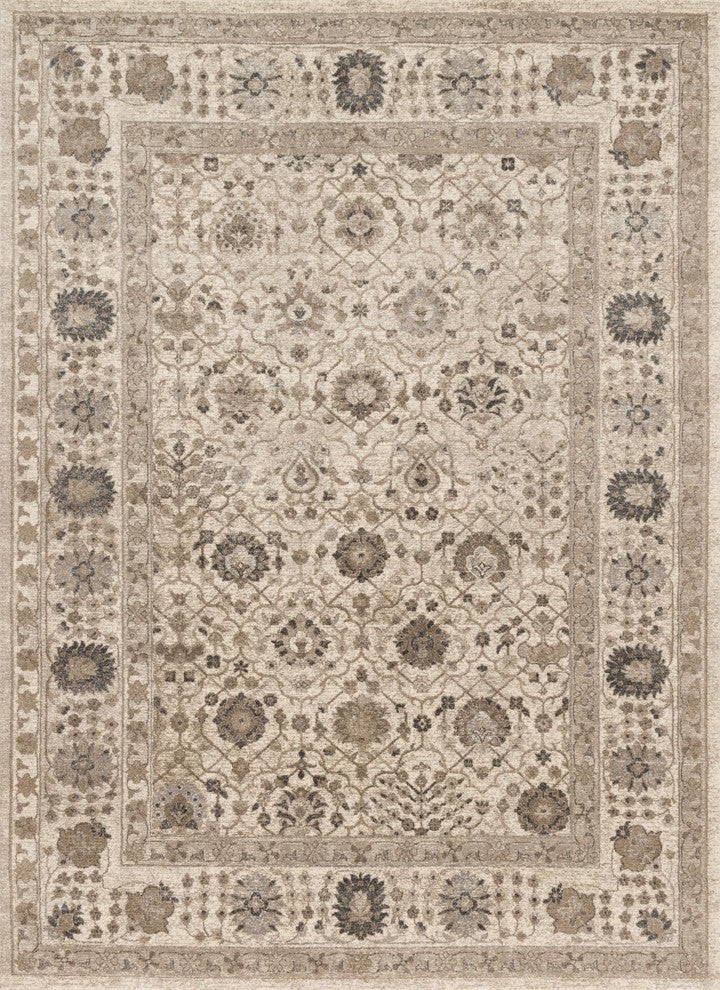 Durable Distressed Century Area Rug Sand and Sand, 9'6"x13'
