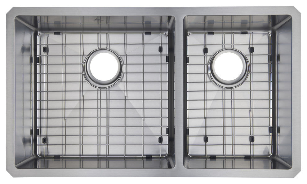 Starstar Undermount Stainless Steel Double Bowl Kitchen Sink With Accessories