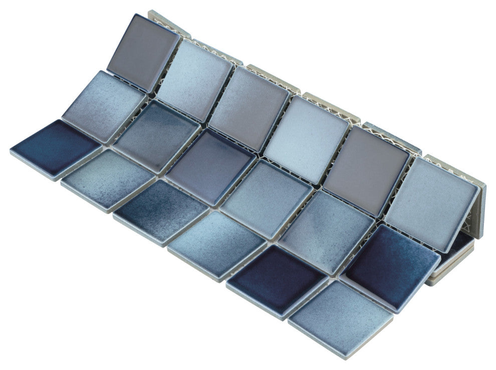 Squire Quad Stream Porcelain Floor and Wall Tile