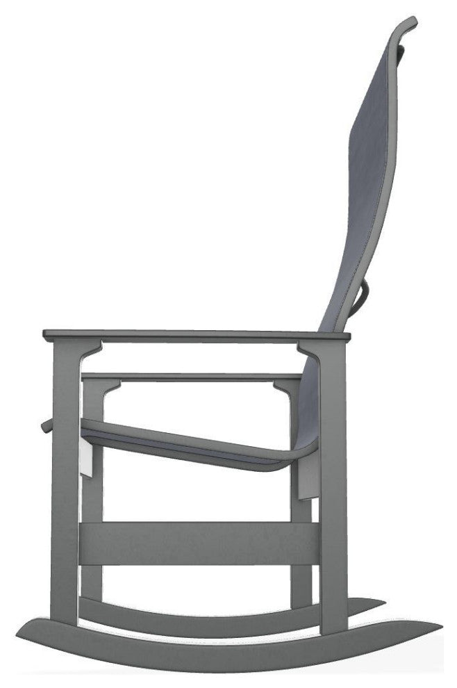 Leeward Sling Outdoor Supreme Rocker, Augustine Denim/Graphite