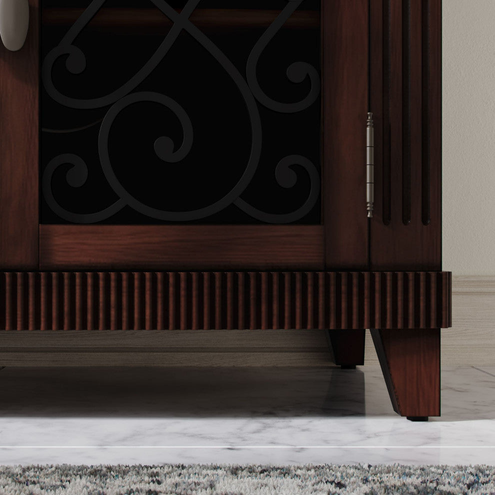 Valencia Bathroom Vanity, Single Sink, 36", Brown, Freestanding