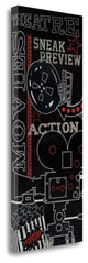 "Movie Montage II" By Pela Studio, Giclee Print on Gallery Wrap Canvas