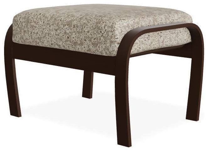 Belle Isle Cushion Outdoor Ottoman, Restore Sparrow/Kona