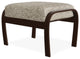 Belle Isle Cushion Outdoor Ottoman, Restore Sparrow/Kona