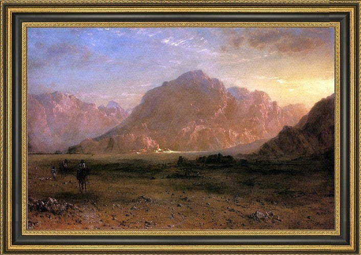 Frederic Edwin Church The Arabian Desert Framed Premium Canvas Print, 18"x27"
