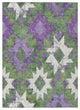 Machine Washable Indoor/Outdoor Chantille ACN1879 Green 9' x 12' Rug