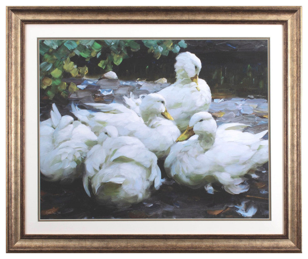 Group of Ducks Framed Art