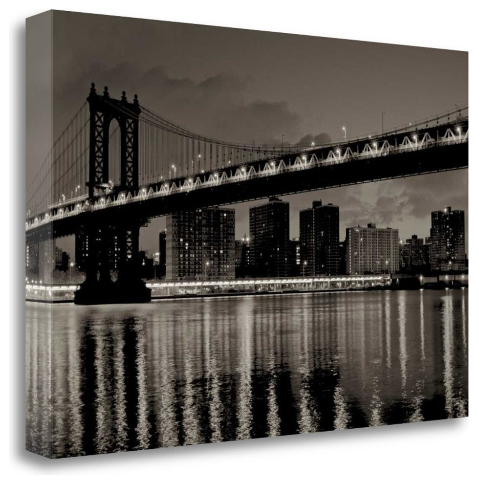 "Manhattan" By Alan Blaustein,Ready to Hang Giclee Print on Gallery Wrap Canvas