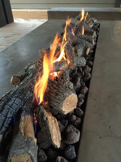 60" Single Linear Burner and Complete Basic Kit for Propane