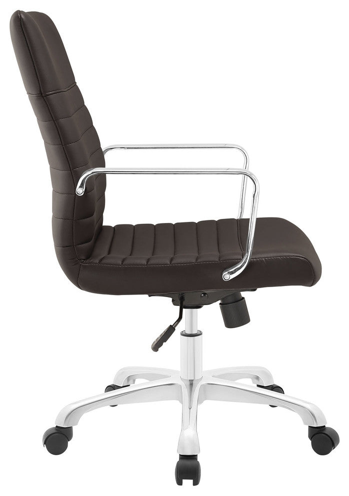 Brown Finesse Mid Back Office Chair