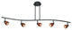 5 Orbit Light 120V GU-10 50W Fixture Only, Dark Bronze Finish, Brown Spot
