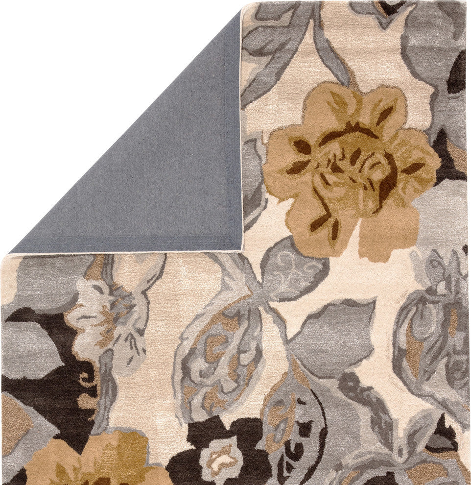 Jaipur Living Petal Pusher Handmade Floral Multicolor/White Area Rug, 3'6"x5'6"