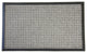 Rubber-Cal "Nottingham" Rubber Backed Carpet Mat - 4 x 6 feet - Gray