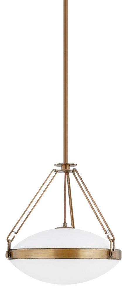 Troy Lighting Kade Pendant Patina Brass, 21.25"Lx21.25"Wx21.25"H