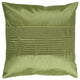 Solid Pleated Pillow 18x18x4, Polyester Fill