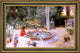 Ricardo Brugada Y Panizo the Flower Garden Framed Premium Canvas Print, 18"x27"
