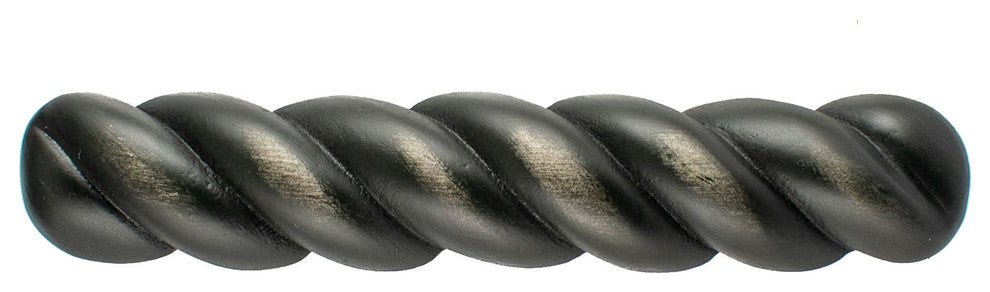 Braid Pewter Cabinet Pull Hawk Hill Hardware, Black Iron