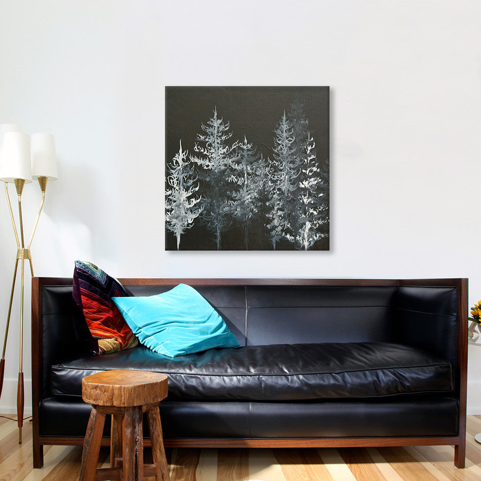 "Black Trees" by Emily Magone, 37"x37"