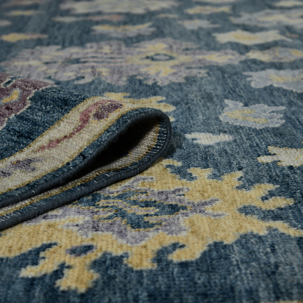 Jaigarh Carmina Area Rug, Blue, 8' x 10', Oriental