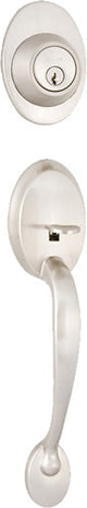 Callan2 Colton Series Grade 2 Residential Single Cylinder Handle Set, Satin Nick