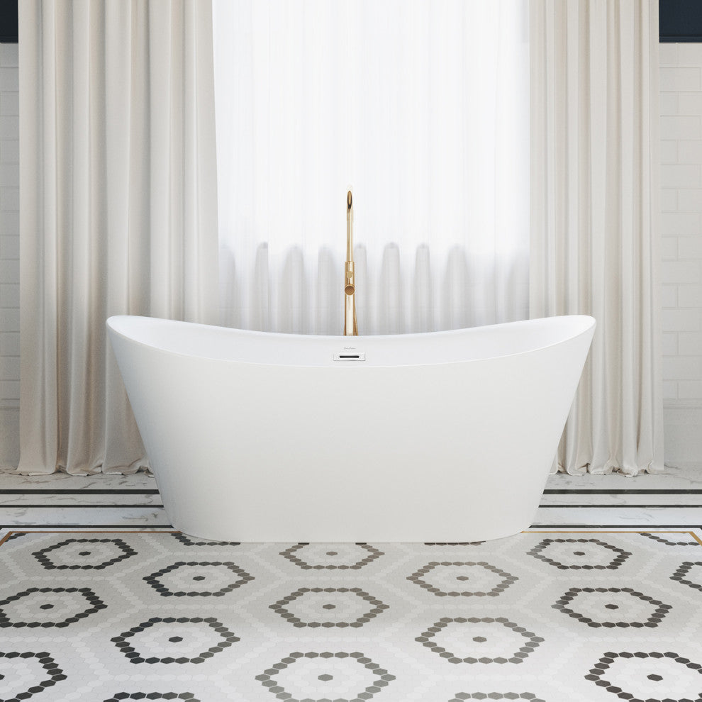 Ivy Freestanding Double Slipper Bathtub