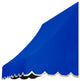 Awntech 7' Nantucket Acrylic Fabric Fixed Awning, Bright Blue