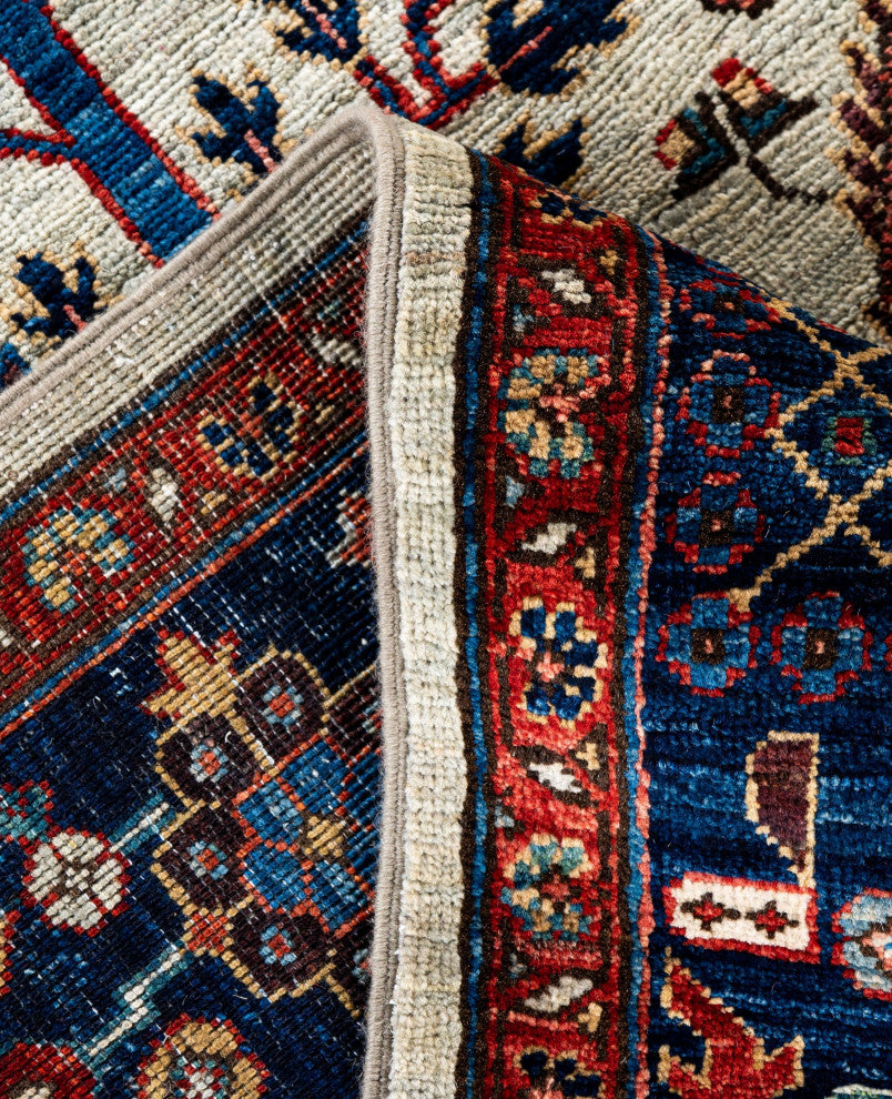 Serapi One-of-a-Kind Hand-Knotted Area Rug Light Gray, 8'0" x 9'11"