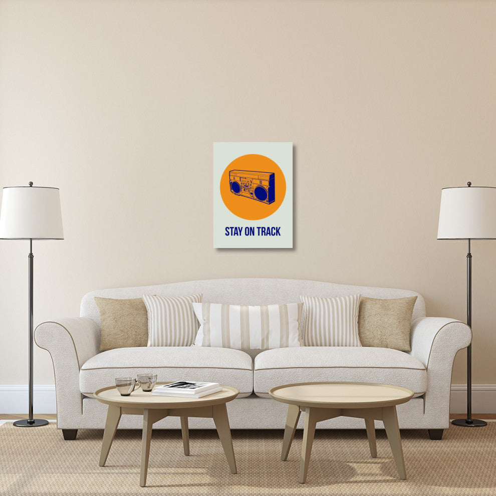"Stay On Track BoomBox 1" Fine Art Print