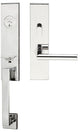 Frankfurt Lever, Mortise Entry Handleset, RHR, Polished Stainless Steel