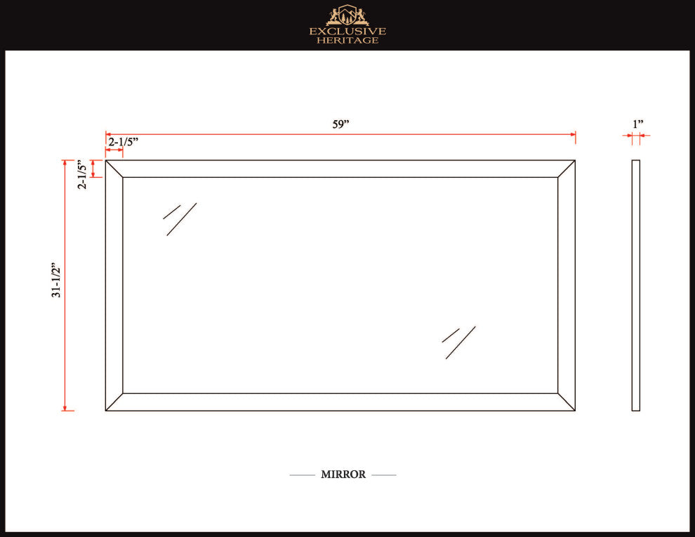 60" Double Sink Bathroom Vanity Base
