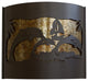 Dolphin Decorative Sconce, Facing Right, 14"