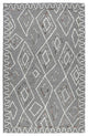 Berlin Tania Area Rug, Dark Gray, 8' x 10', Geometric