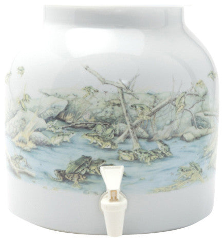 Goldwell Designs The Pond Life Design Water Dispenser Crock