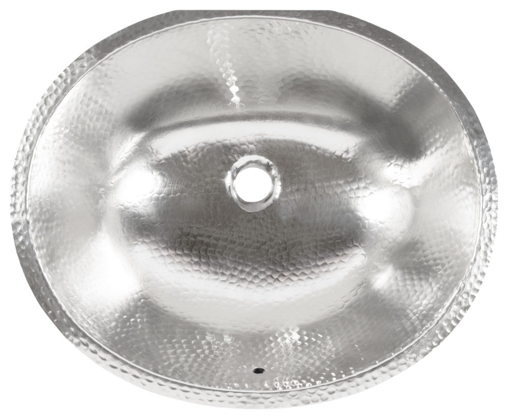 Freud 19" Undermount Bathroom Sink in Nickel