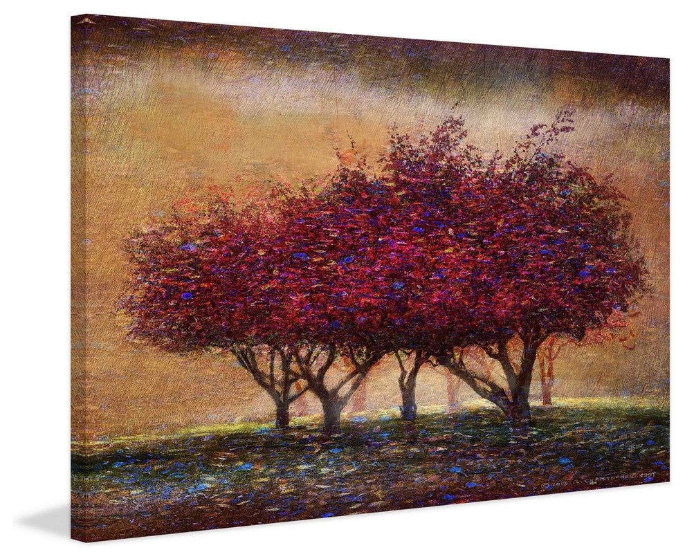 "Crabapple Blossoms" Painting Print on Canvas by Chris Vest