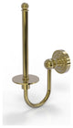 Dottingham Upright Toilet Tissue Holder, Unlacquered Brass