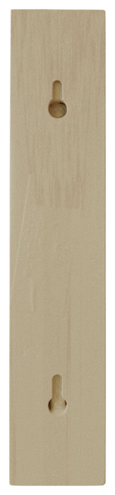 2 1/2"W x 12 3/4"D x 12 1/4"H Traditional Shelf Bracket, Rubberwood
