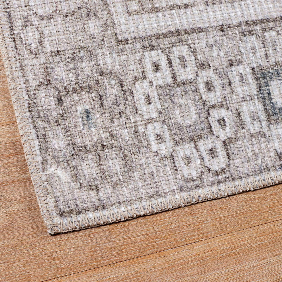 Avalon Medallion Area Rug, Gray, 8'10"x11'9"
