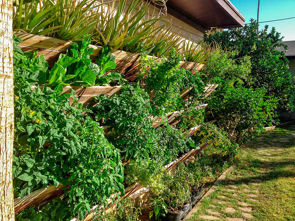 Four Tiered Bolt On Vertical Garden, 6'