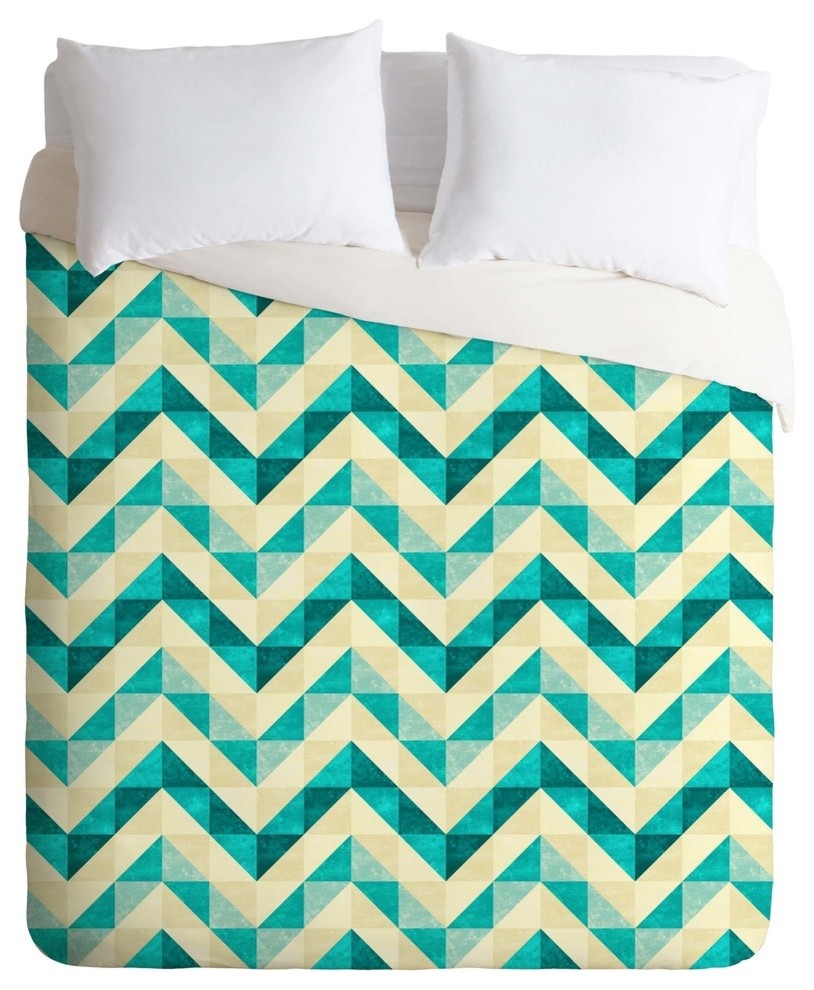 Deny Designs Jacqueline Maldonado Chevron Facet 4 Duvet Cover - Lightweight
